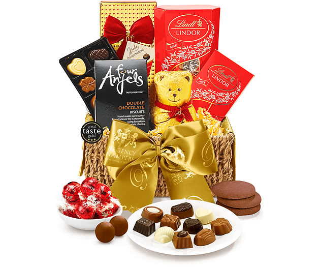 Gifts For Teachers Chocolate Lover's Hamper With Lindor Truffles